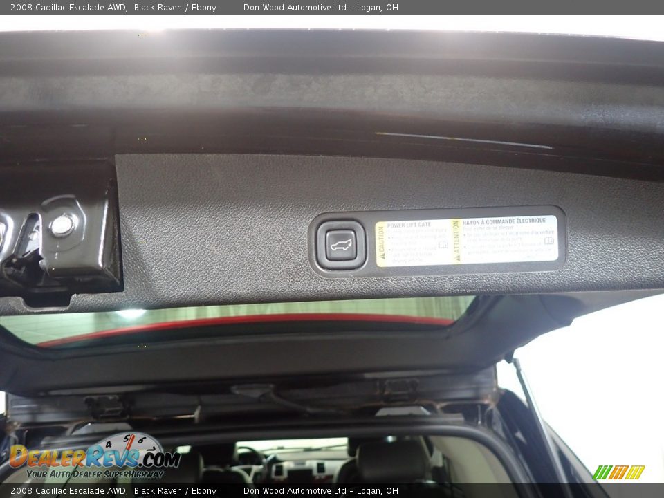 2008 Cadillac Escalade AWD Black Raven / Ebony Photo #14