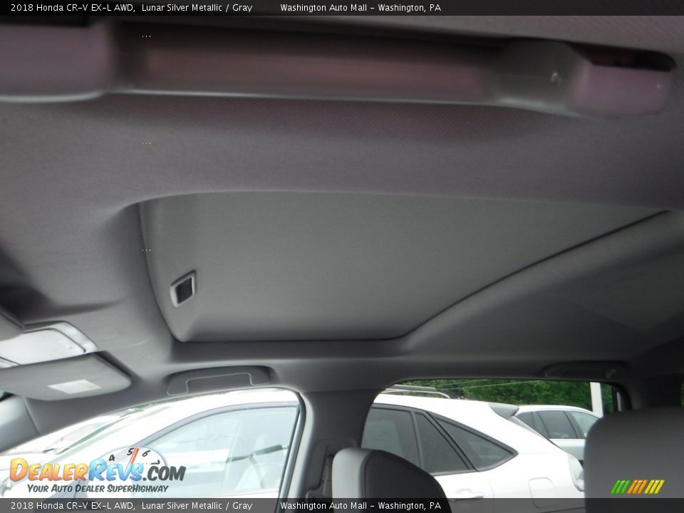 2018 Honda CR-V EX-L AWD Lunar Silver Metallic / Gray Photo #17