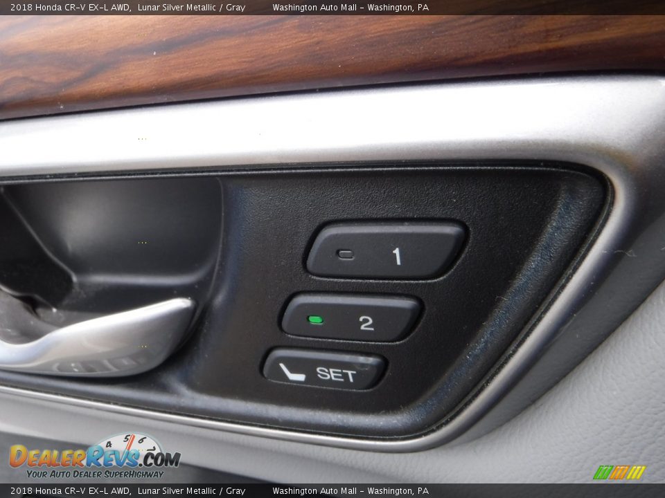 2018 Honda CR-V EX-L AWD Lunar Silver Metallic / Gray Photo #19