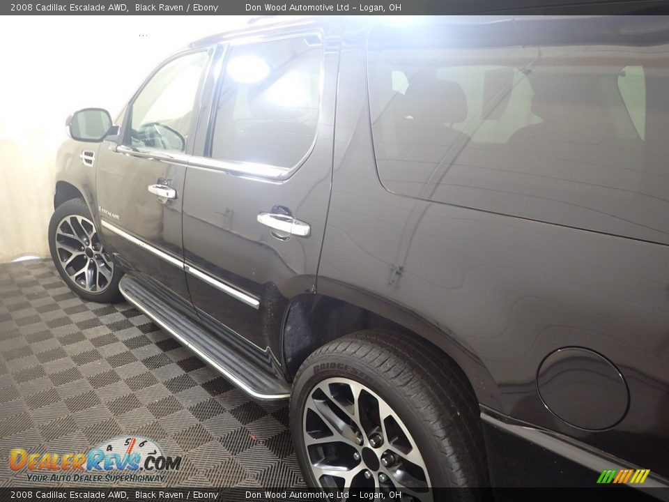 2008 Cadillac Escalade AWD Black Raven / Ebony Photo #17