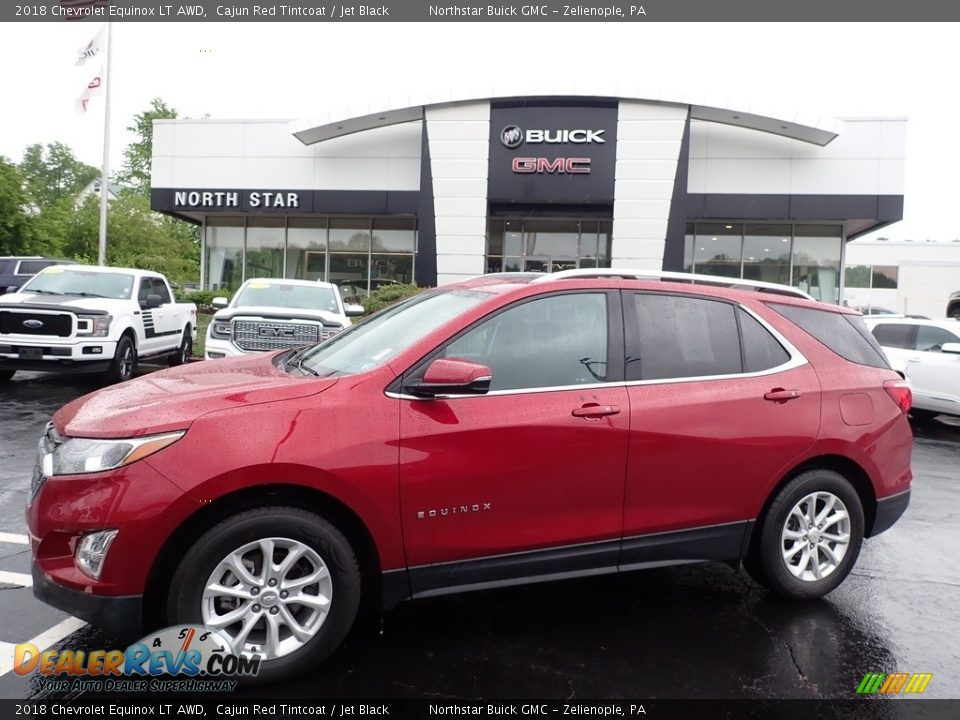 2018 Chevrolet Equinox LT AWD Cajun Red Tintcoat / Jet Black Photo #1