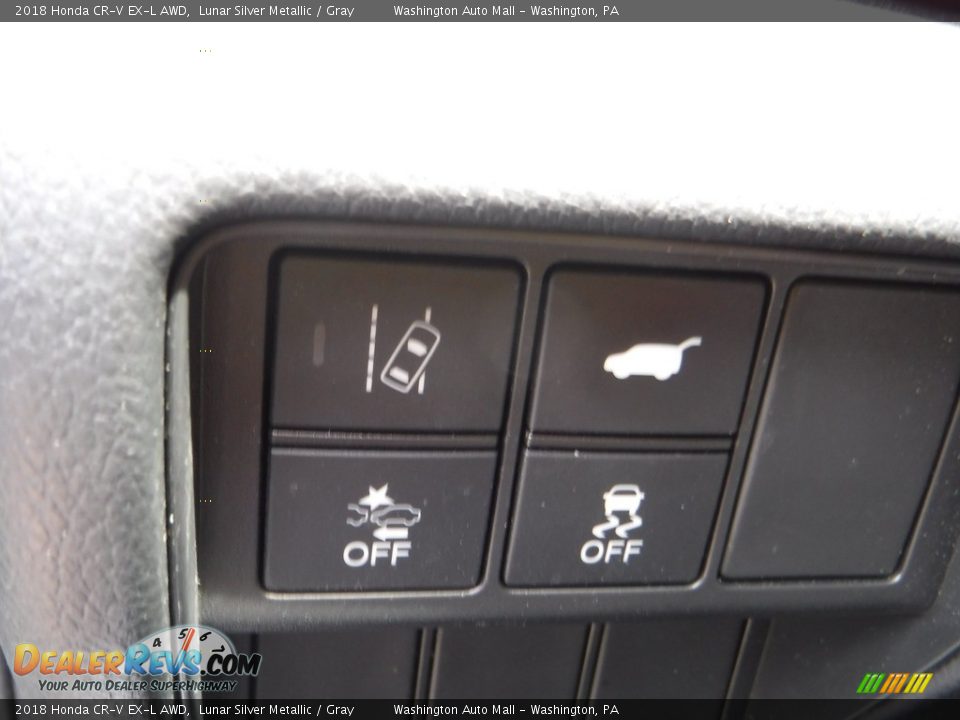 2018 Honda CR-V EX-L AWD Lunar Silver Metallic / Gray Photo #21