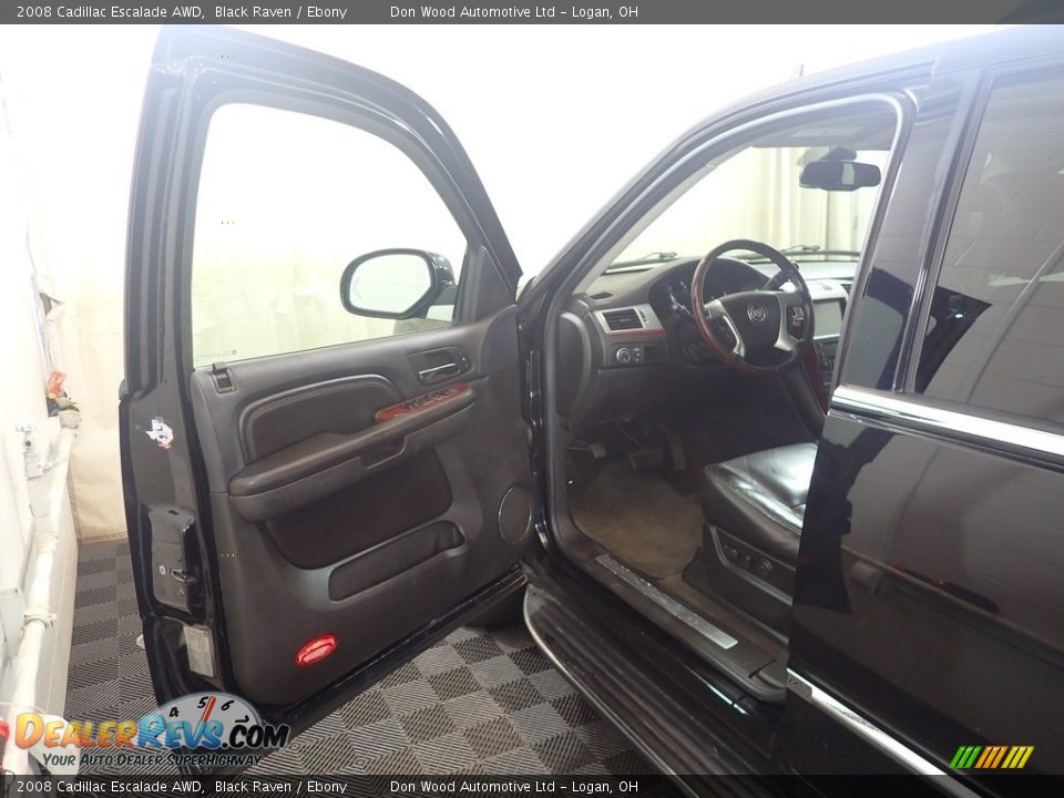 2008 Cadillac Escalade AWD Black Raven / Ebony Photo #19