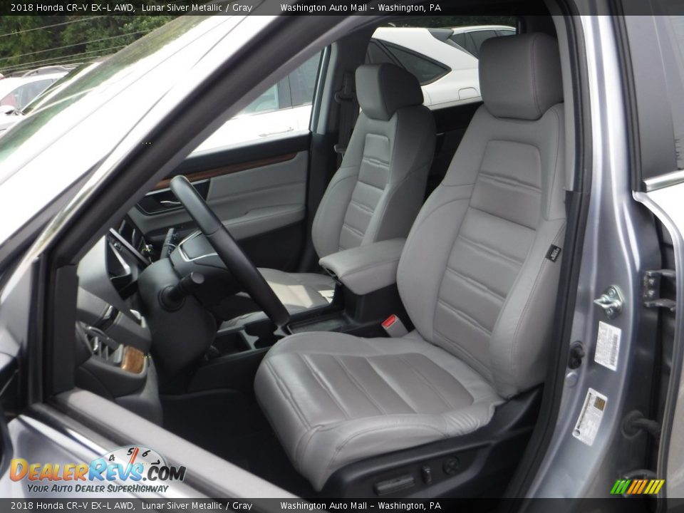 2018 Honda CR-V EX-L AWD Lunar Silver Metallic / Gray Photo #22