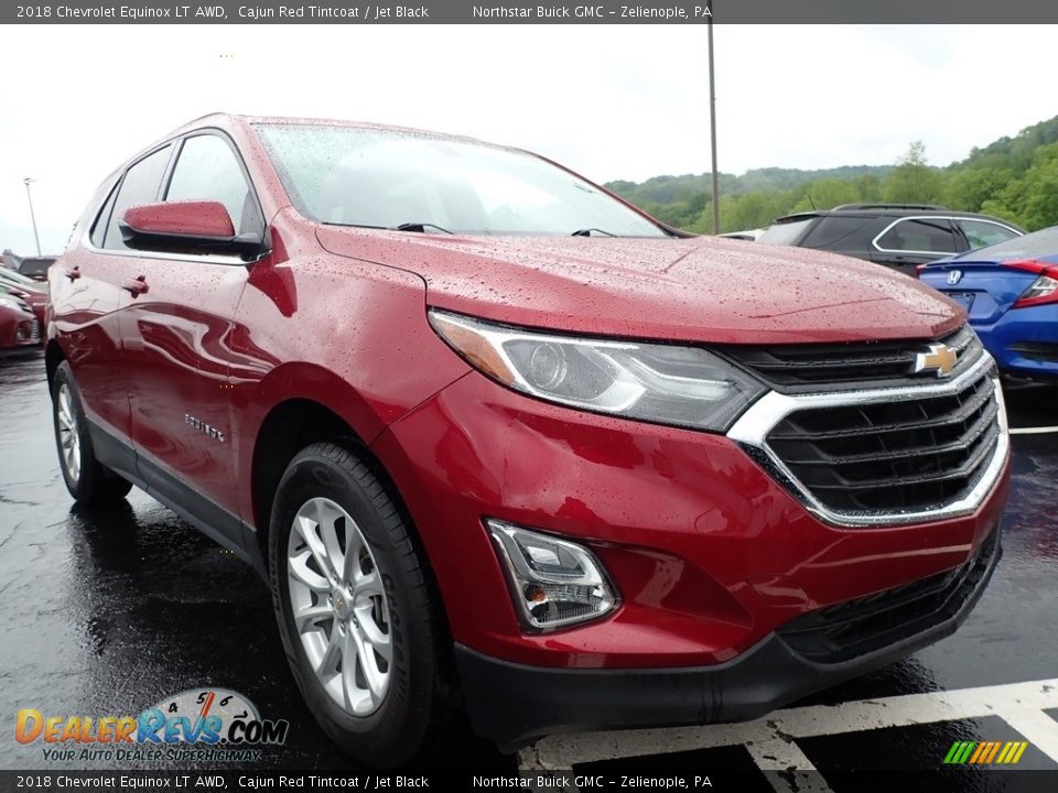 2018 Chevrolet Equinox LT AWD Cajun Red Tintcoat / Jet Black Photo #4