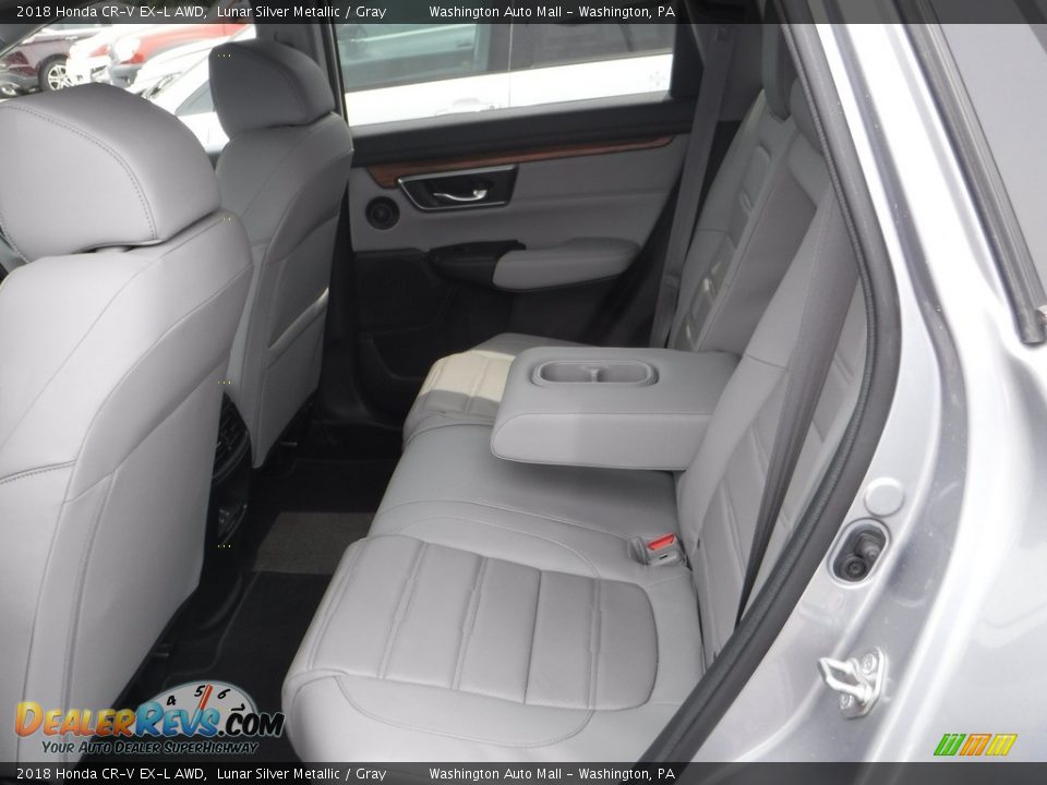 2018 Honda CR-V EX-L AWD Lunar Silver Metallic / Gray Photo #24