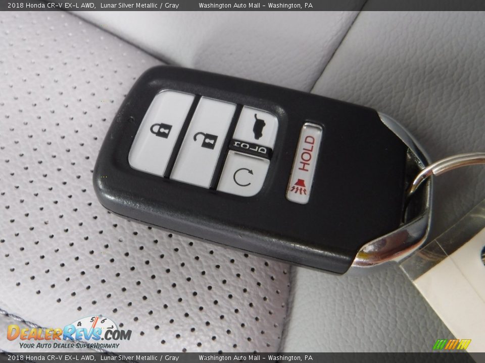 2018 Honda CR-V EX-L AWD Lunar Silver Metallic / Gray Photo #25