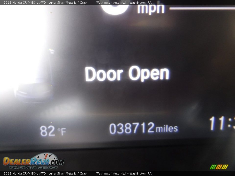 2018 Honda CR-V EX-L AWD Lunar Silver Metallic / Gray Photo #27