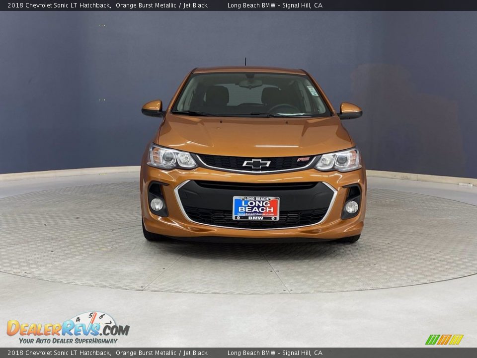 2018 Chevrolet Sonic LT Hatchback Orange Burst Metallic / Jet Black Photo #2