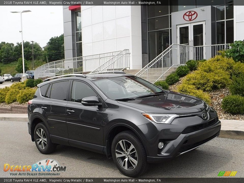 2018 Toyota RAV4 XLE AWD Magnetic Gray Metallic / Black Photo #1