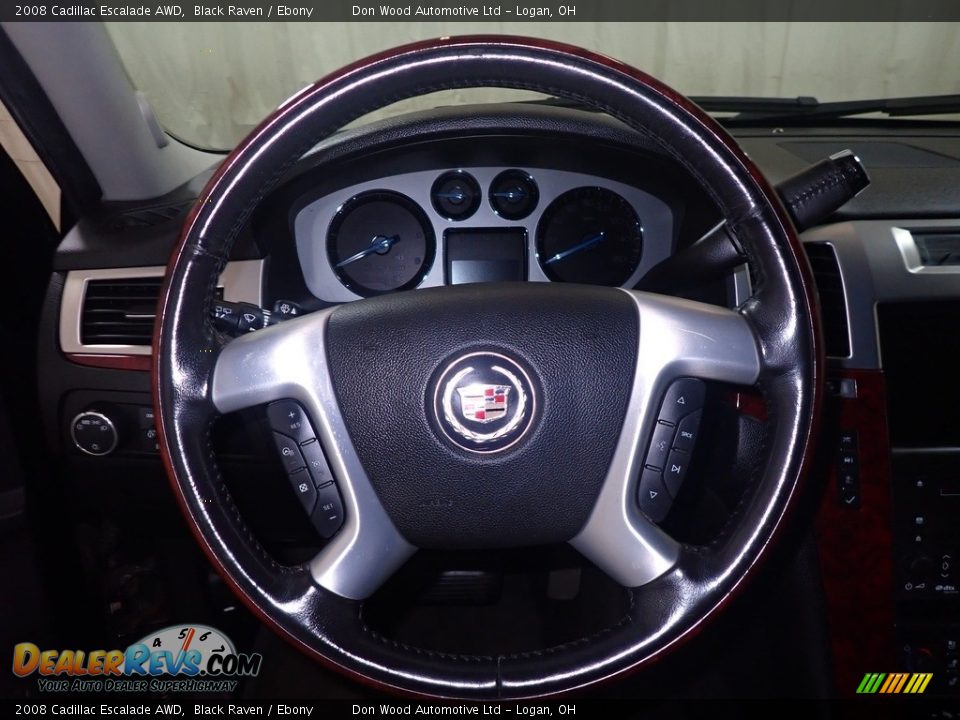 2008 Cadillac Escalade AWD Black Raven / Ebony Photo #26