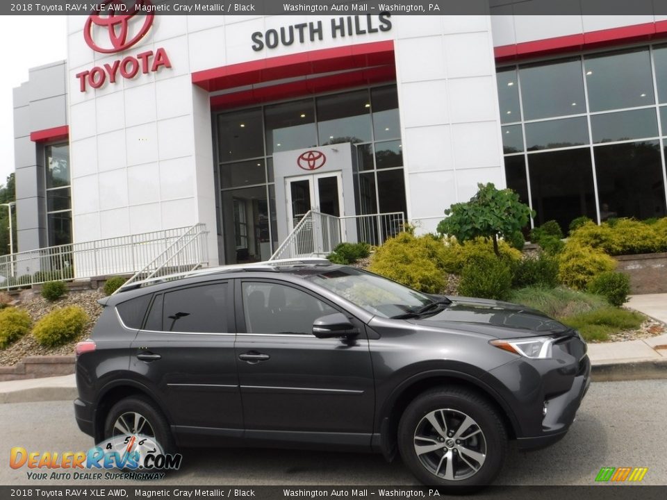 2018 Toyota RAV4 XLE AWD Magnetic Gray Metallic / Black Photo #2