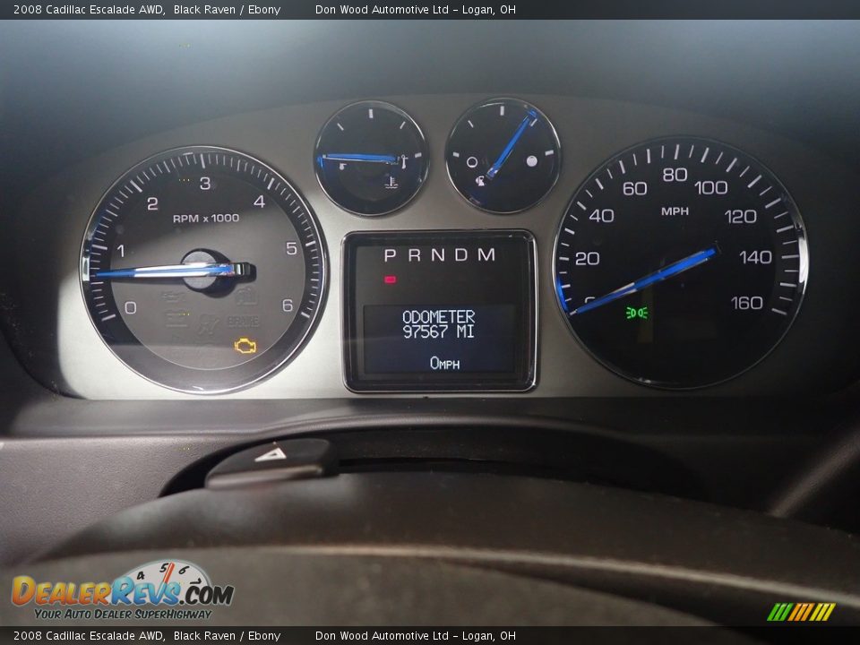 2008 Cadillac Escalade AWD Black Raven / Ebony Photo #27