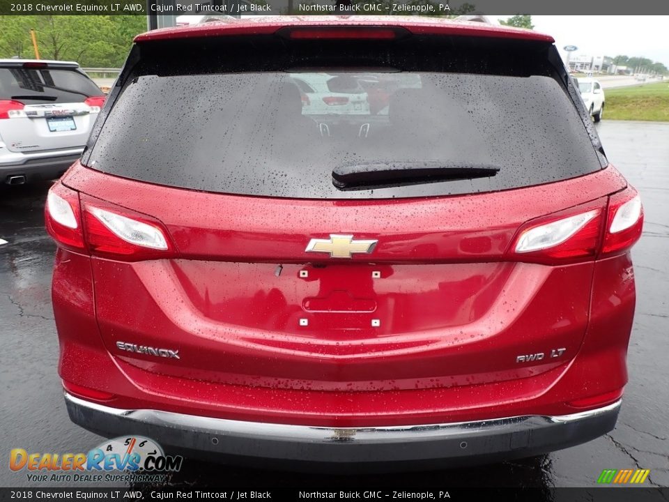 2018 Chevrolet Equinox LT AWD Cajun Red Tintcoat / Jet Black Photo #10