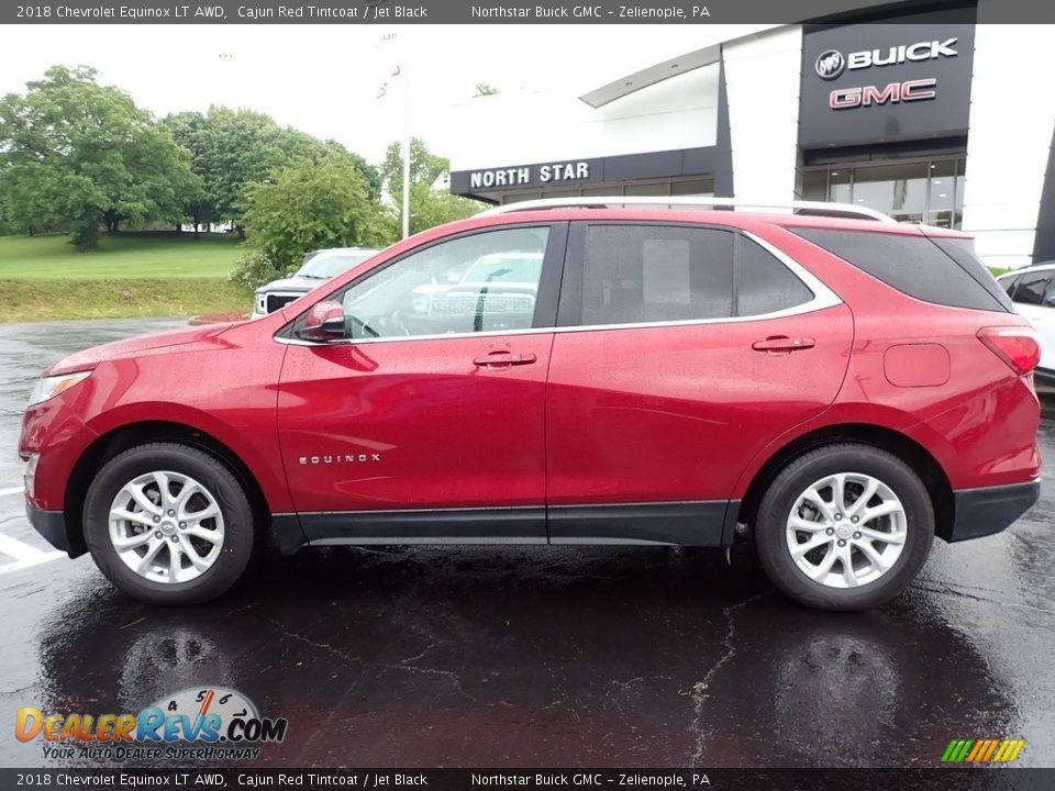 2018 Chevrolet Equinox LT AWD Cajun Red Tintcoat / Jet Black Photo #14