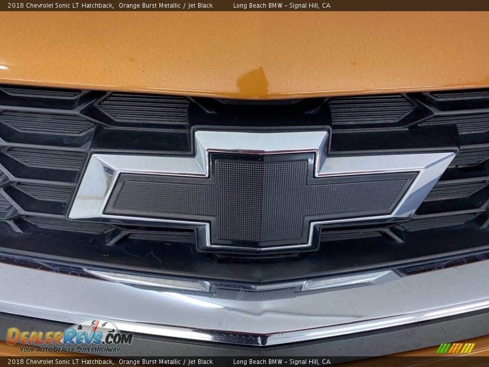 2018 Chevrolet Sonic LT Hatchback Orange Burst Metallic / Jet Black Photo #8