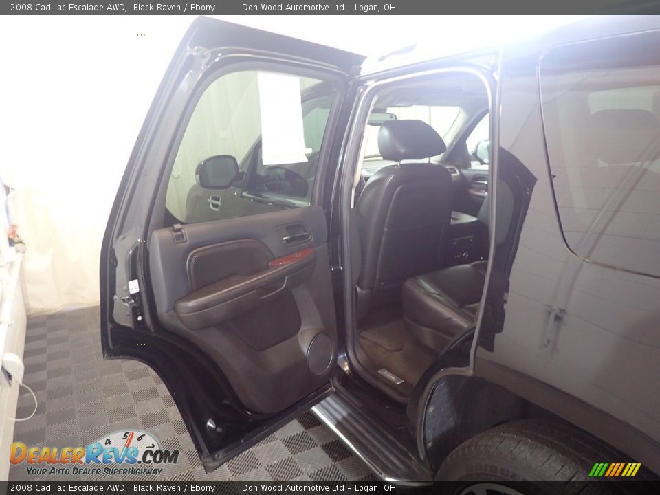 2008 Cadillac Escalade AWD Black Raven / Ebony Photo #33
