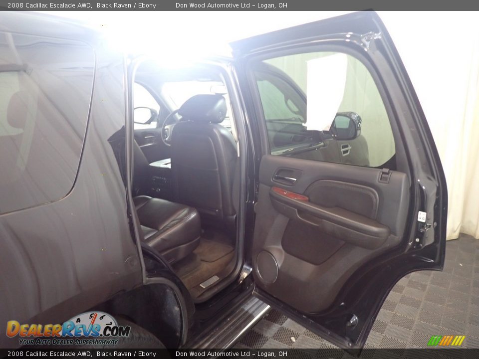 2008 Cadillac Escalade AWD Black Raven / Ebony Photo #35