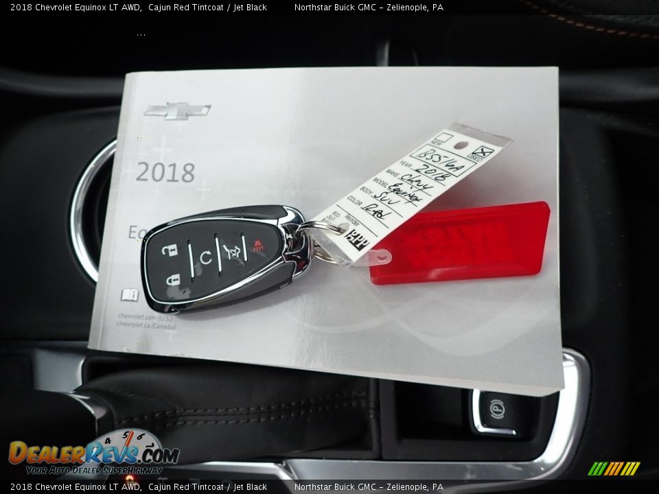 2018 Chevrolet Equinox LT AWD Cajun Red Tintcoat / Jet Black Photo #17