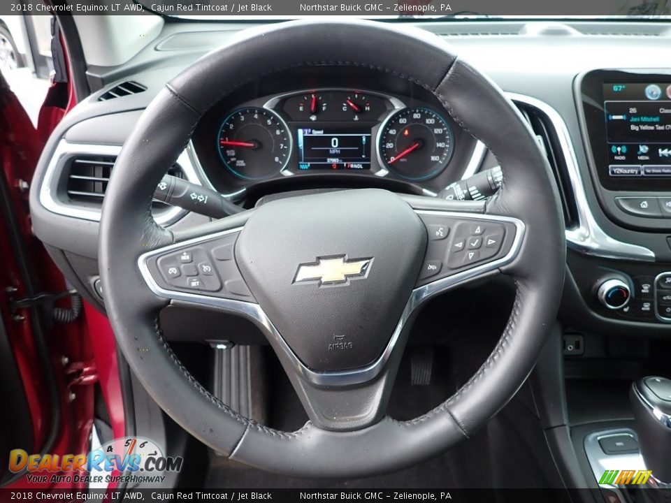 2018 Chevrolet Equinox LT AWD Cajun Red Tintcoat / Jet Black Photo #23