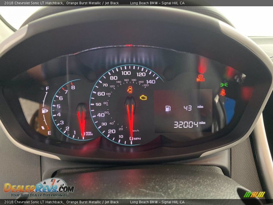 2018 Chevrolet Sonic LT Hatchback Gauges Photo #21