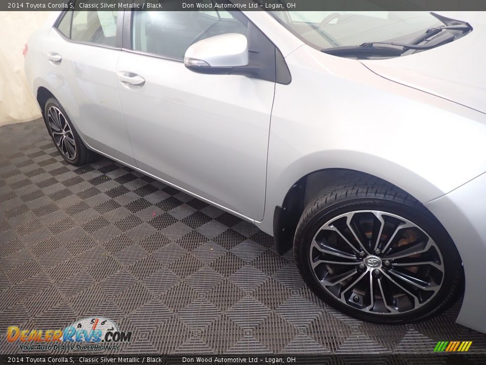 2014 Toyota Corolla S Classic Silver Metallic / Black Photo #6