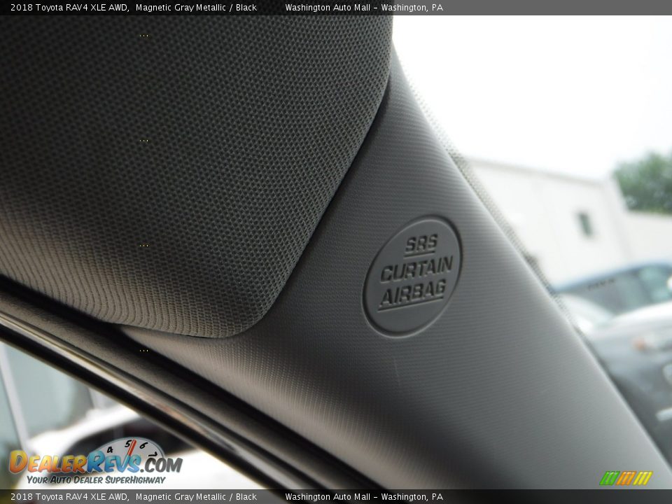 2018 Toyota RAV4 XLE AWD Magnetic Gray Metallic / Black Photo #24