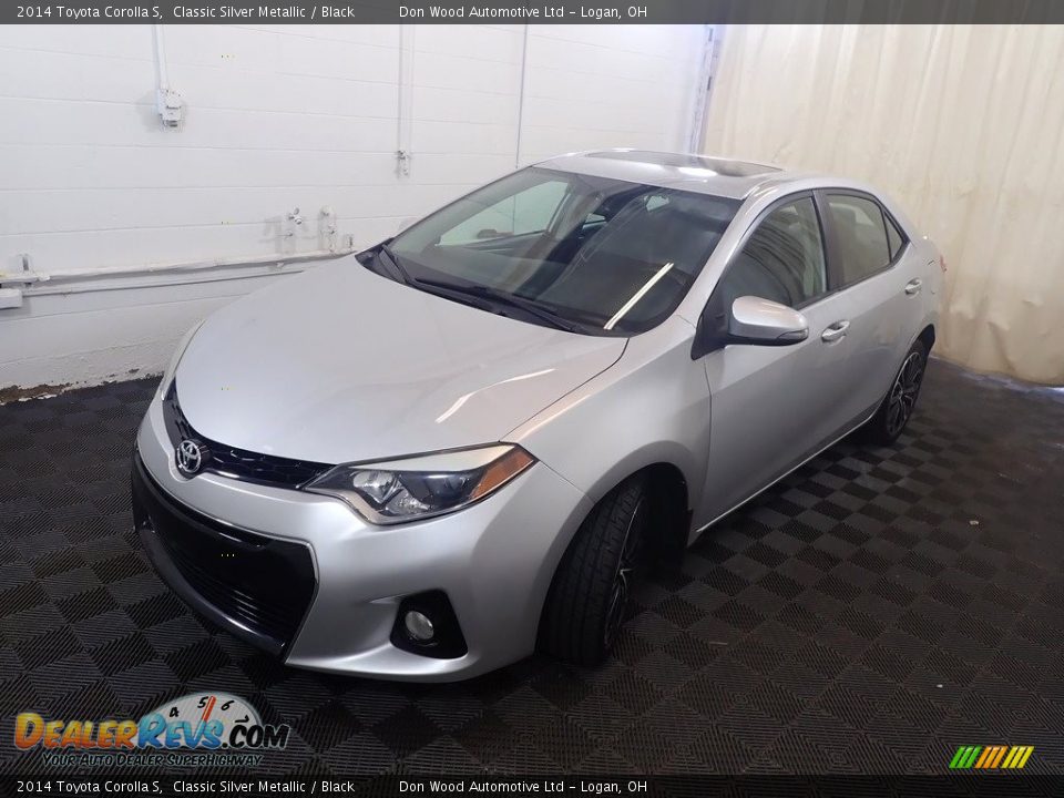 2014 Toyota Corolla S Classic Silver Metallic / Black Photo #10