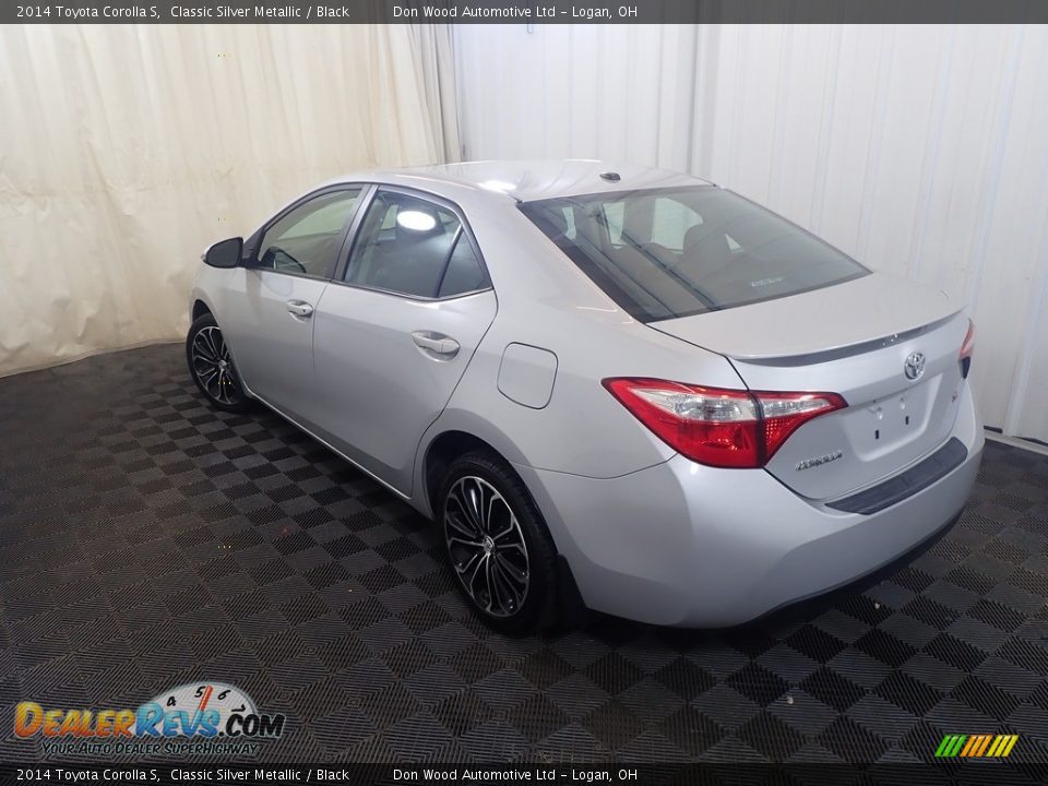 2014 Toyota Corolla S Classic Silver Metallic / Black Photo #12