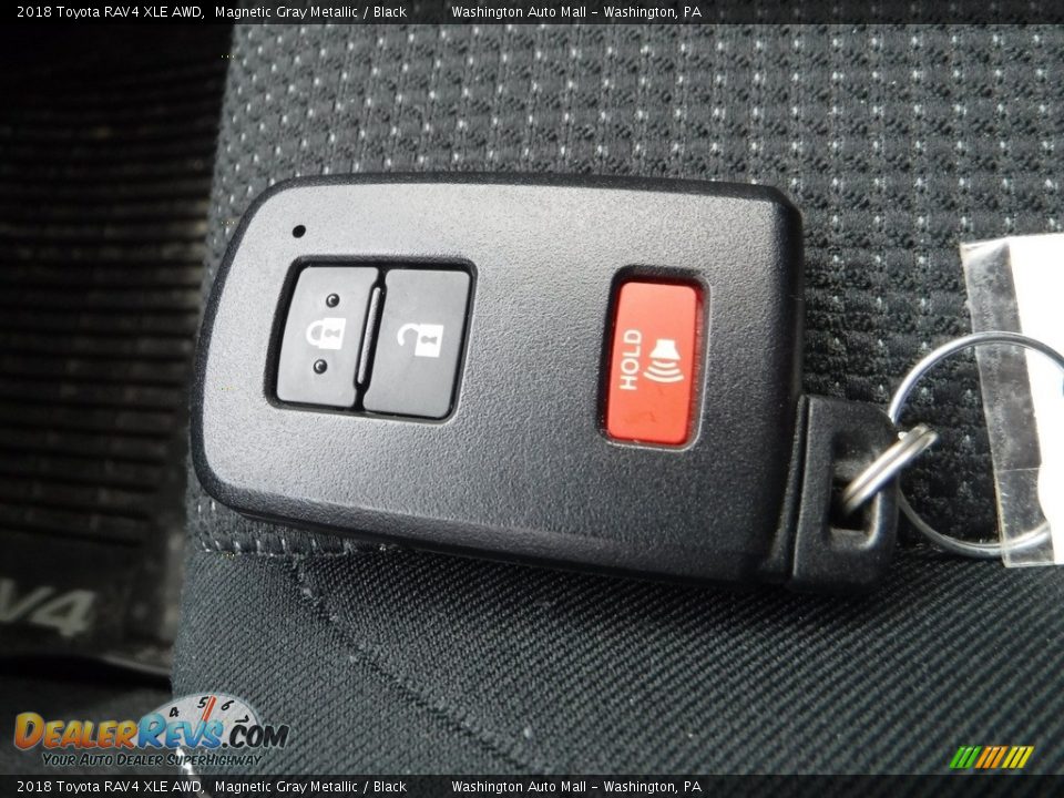 2018 Toyota RAV4 XLE AWD Magnetic Gray Metallic / Black Photo #30