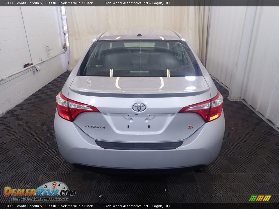 2014 Toyota Corolla S Classic Silver Metallic / Black Photo #13