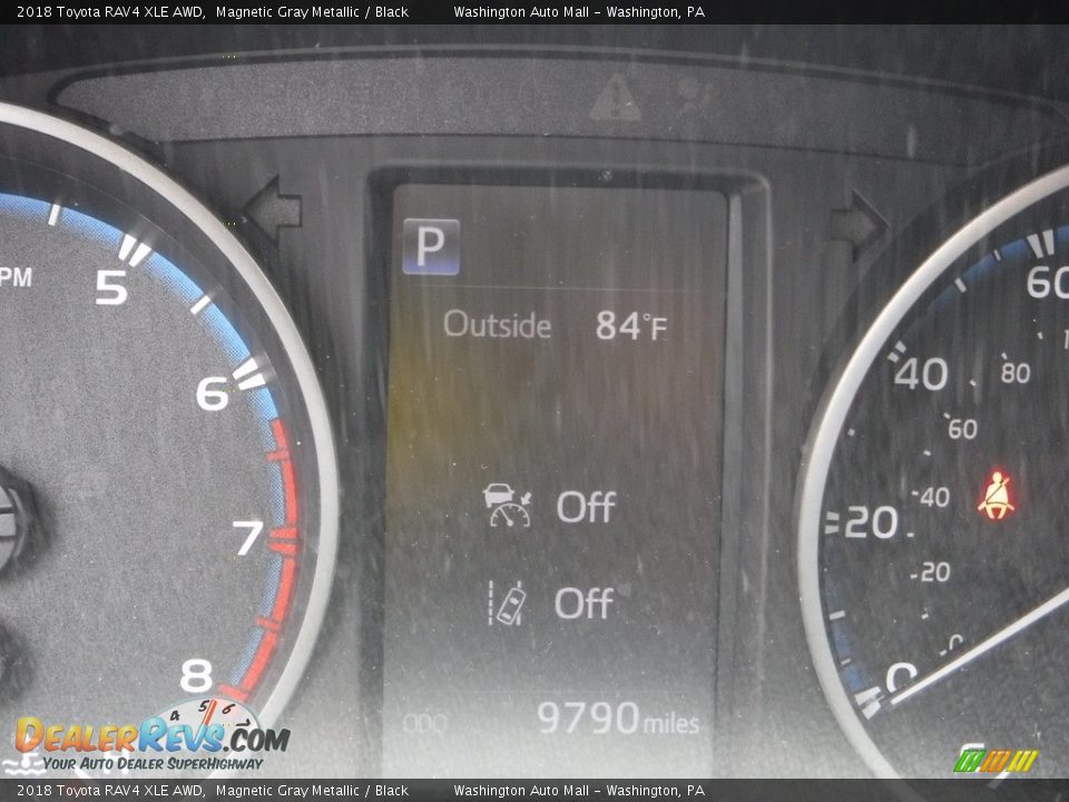 2018 Toyota RAV4 XLE AWD Magnetic Gray Metallic / Black Photo #32