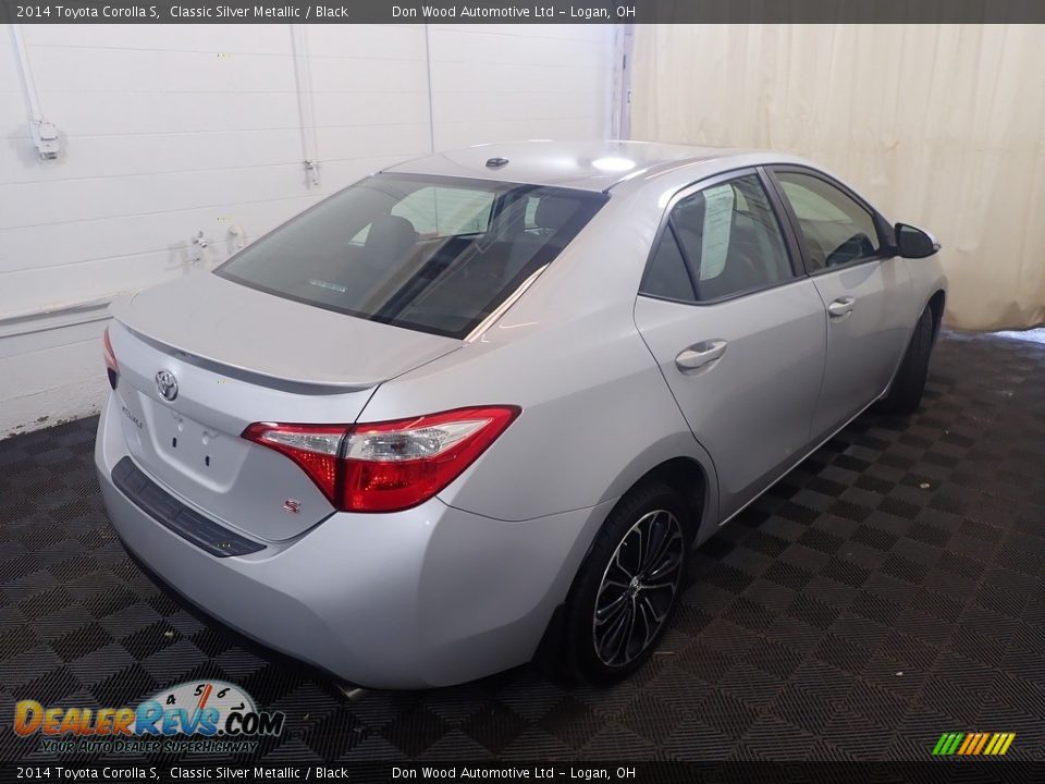 2014 Toyota Corolla S Classic Silver Metallic / Black Photo #16