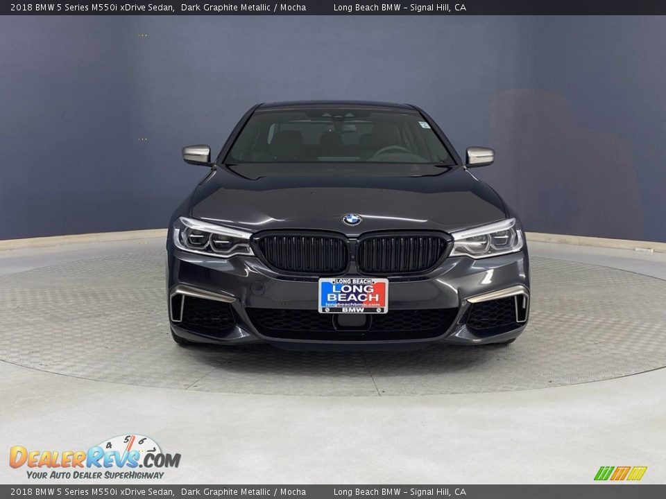 2018 BMW 5 Series M550i xDrive Sedan Dark Graphite Metallic / Mocha Photo #2