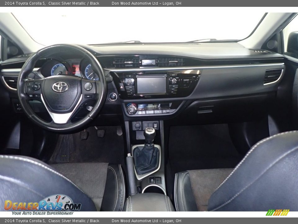 2014 Toyota Corolla S Classic Silver Metallic / Black Photo #23