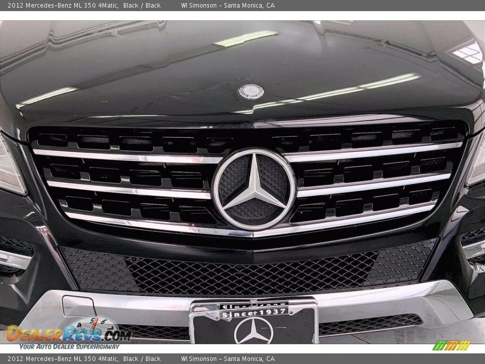2012 Mercedes-Benz ML 350 4Matic Black / Black Photo #30