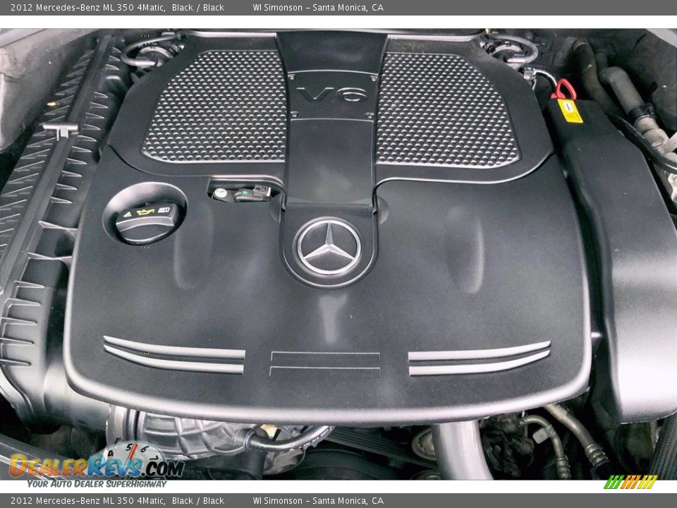 2012 Mercedes-Benz ML 350 4Matic Black / Black Photo #32