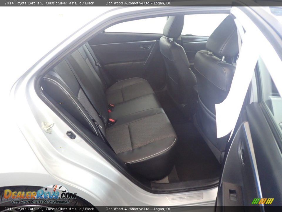 2014 Toyota Corolla S Classic Silver Metallic / Black Photo #35