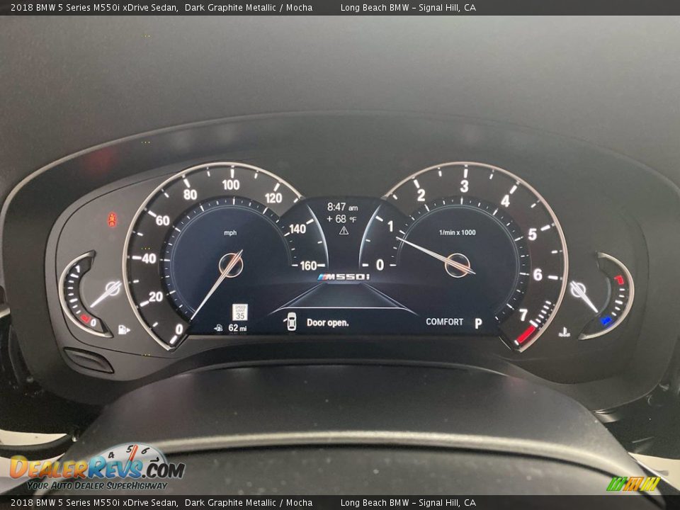 2018 BMW 5 Series M550i xDrive Sedan Gauges Photo #21