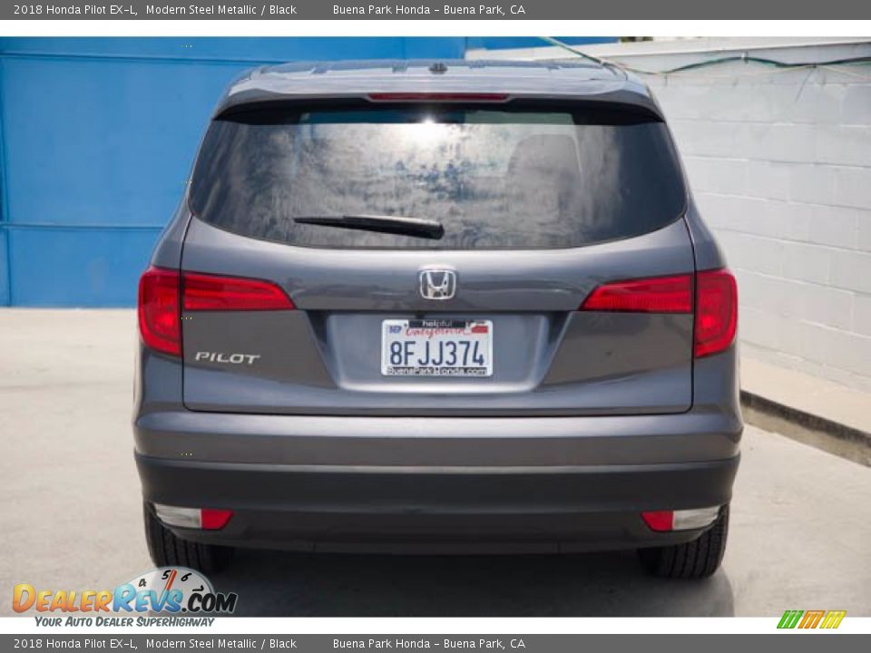 2018 Honda Pilot EX-L Modern Steel Metallic / Black Photo #9