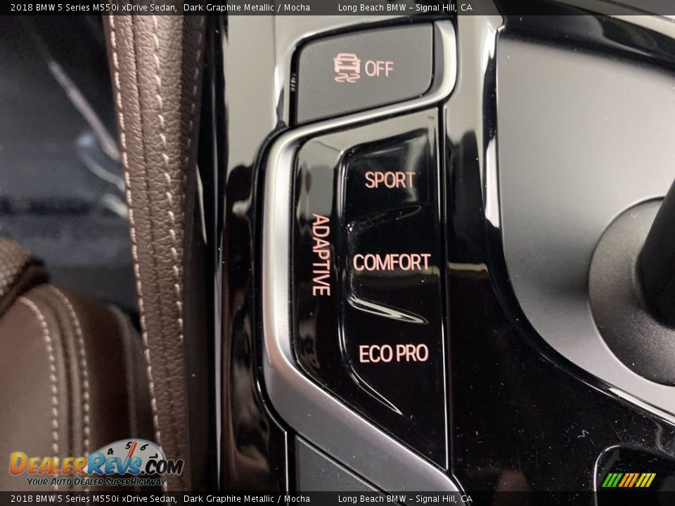 Controls of 2018 BMW 5 Series M550i xDrive Sedan Photo #28