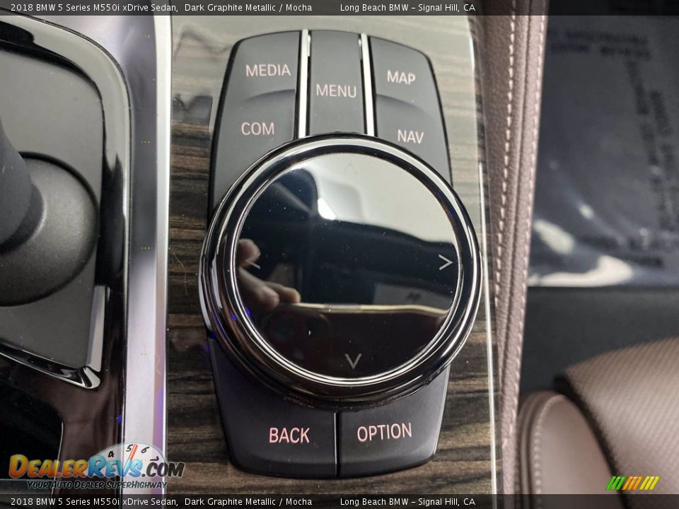 Controls of 2018 BMW 5 Series M550i xDrive Sedan Photo #29