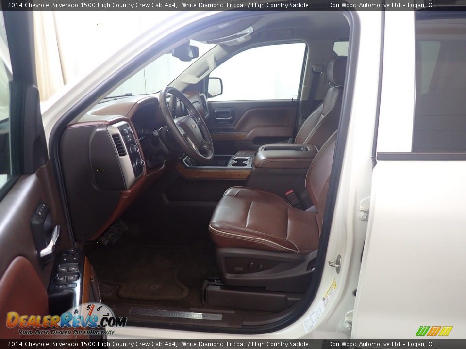 2014 Chevrolet Silverado 1500 High Country Crew Cab 4x4 White Diamond Tricoat / High Country Saddle Photo #18