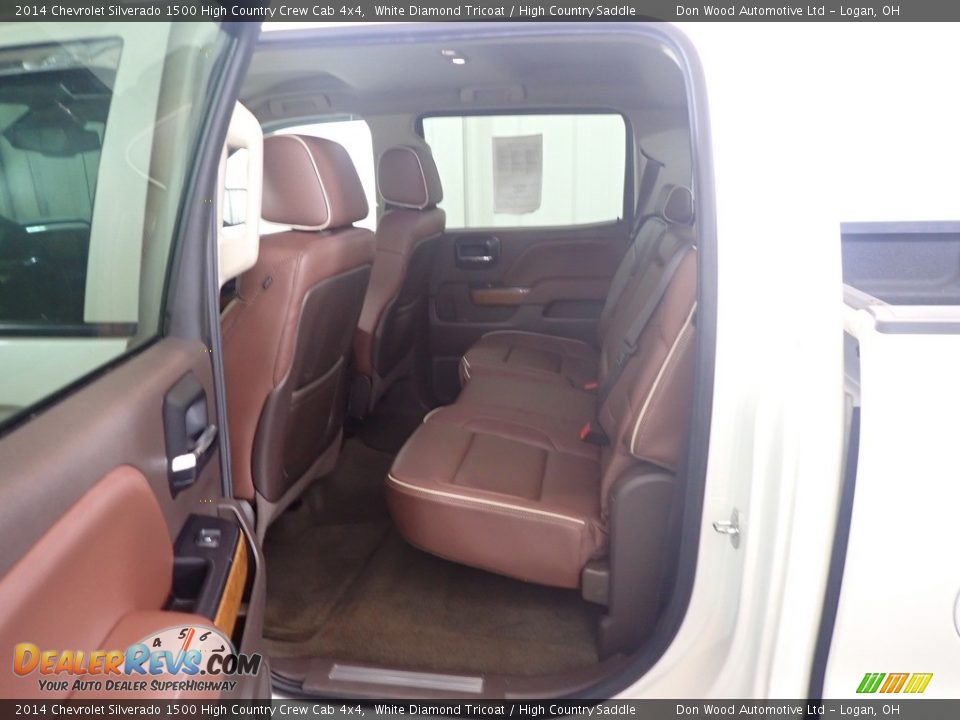 2014 Chevrolet Silverado 1500 High Country Crew Cab 4x4 White Diamond Tricoat / High Country Saddle Photo #31