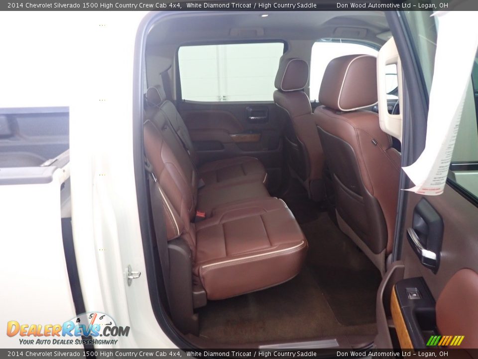 2014 Chevrolet Silverado 1500 High Country Crew Cab 4x4 White Diamond Tricoat / High Country Saddle Photo #33