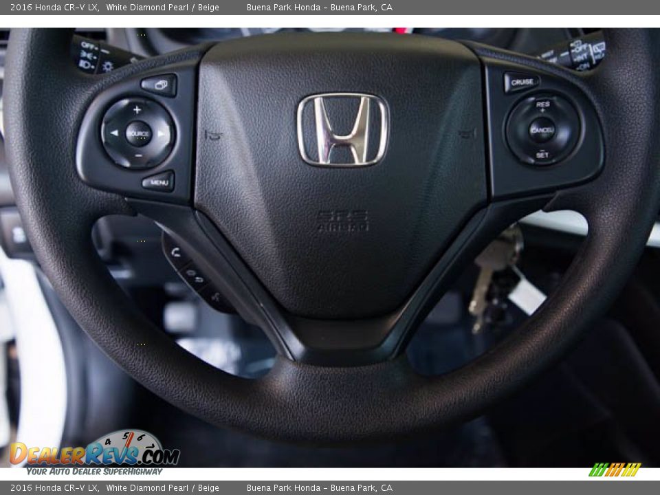 2016 Honda CR-V LX White Diamond Pearl / Beige Photo #13