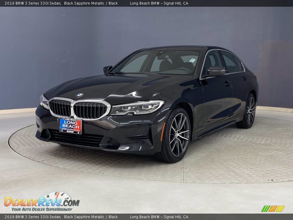 2019 BMW 3 Series 330i Sedan Black Sapphire Metallic / Black Photo #3