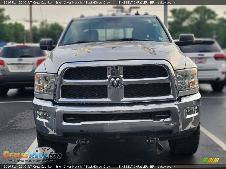 2016 Ram 2500 SLT Crew Cab 4x4 Bright Silver Metallic / Black/Diesel Gray Photo #2