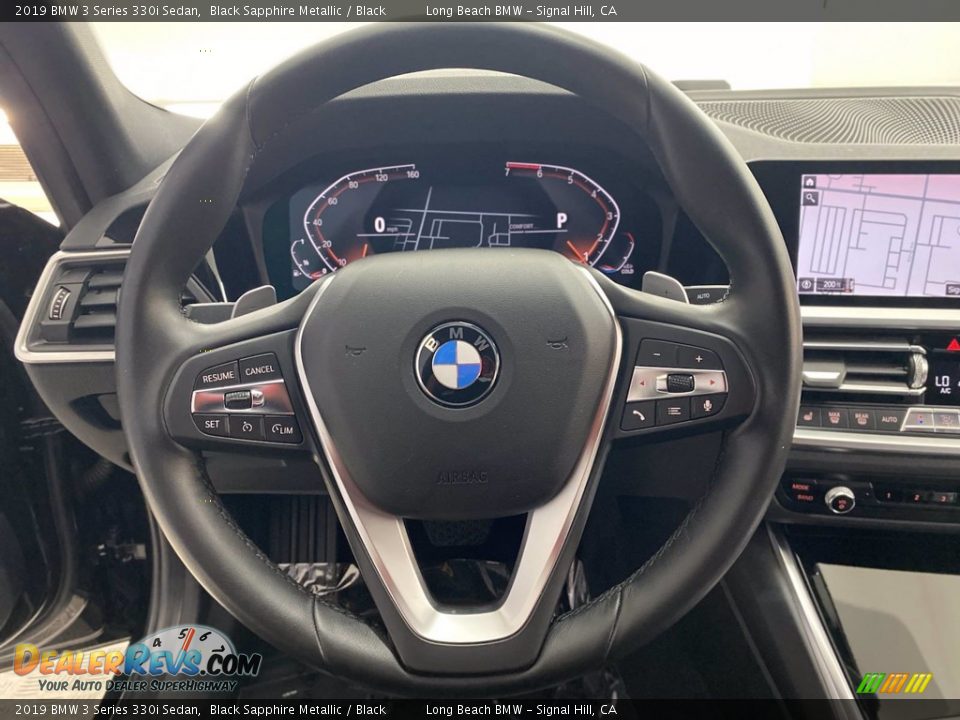 2019 BMW 3 Series 330i Sedan Black Sapphire Metallic / Black Photo #18