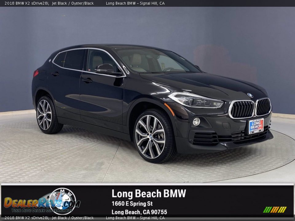 2018 BMW X2 sDrive28i Jet Black / Oyster/Black Photo #1